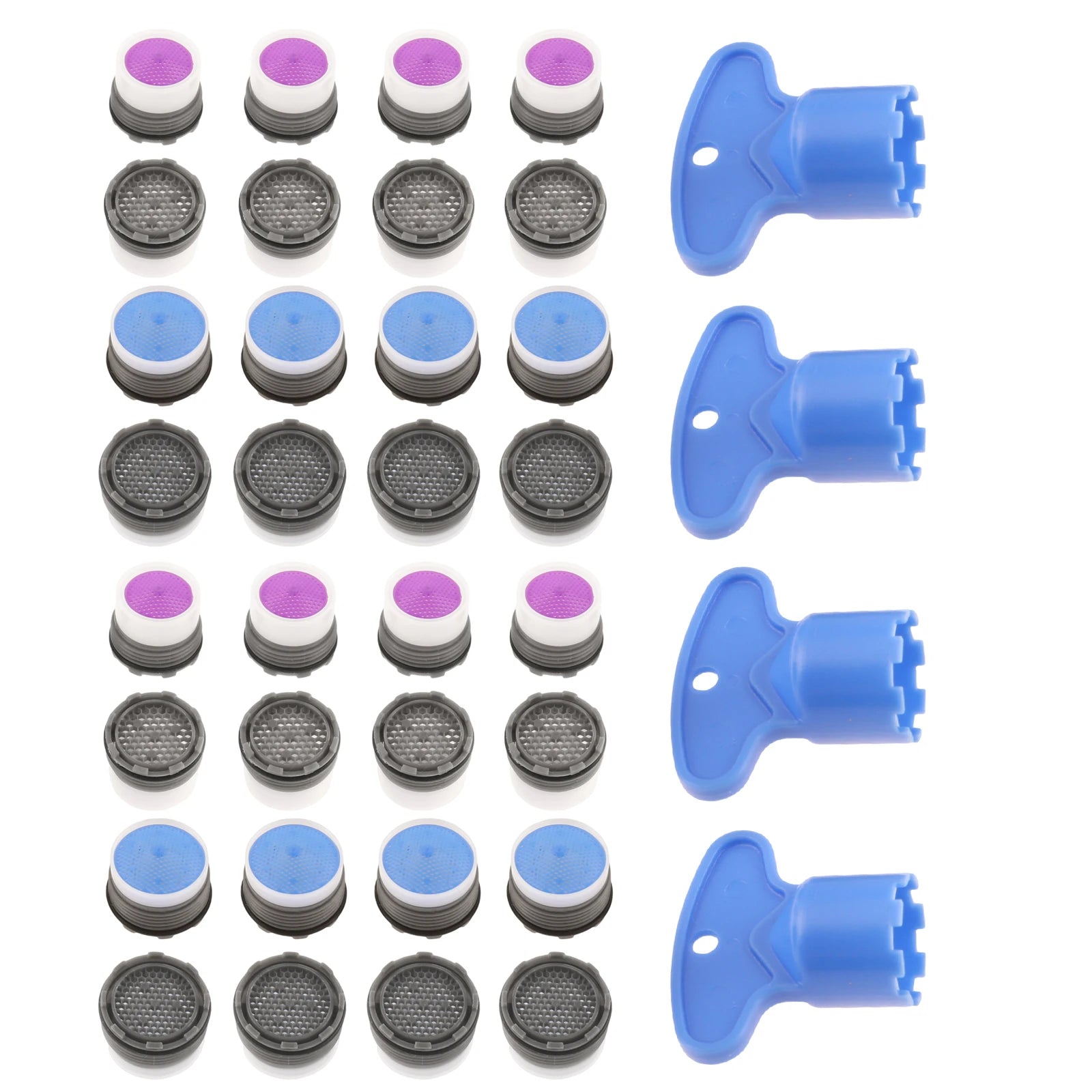 6/10PCS M16 M18 ABS Faucet Aerator With 2Pcs Wrench Water Saving Anti-Splash Tap Bubbler For Bathroom Faucet Accessories Oasis Select