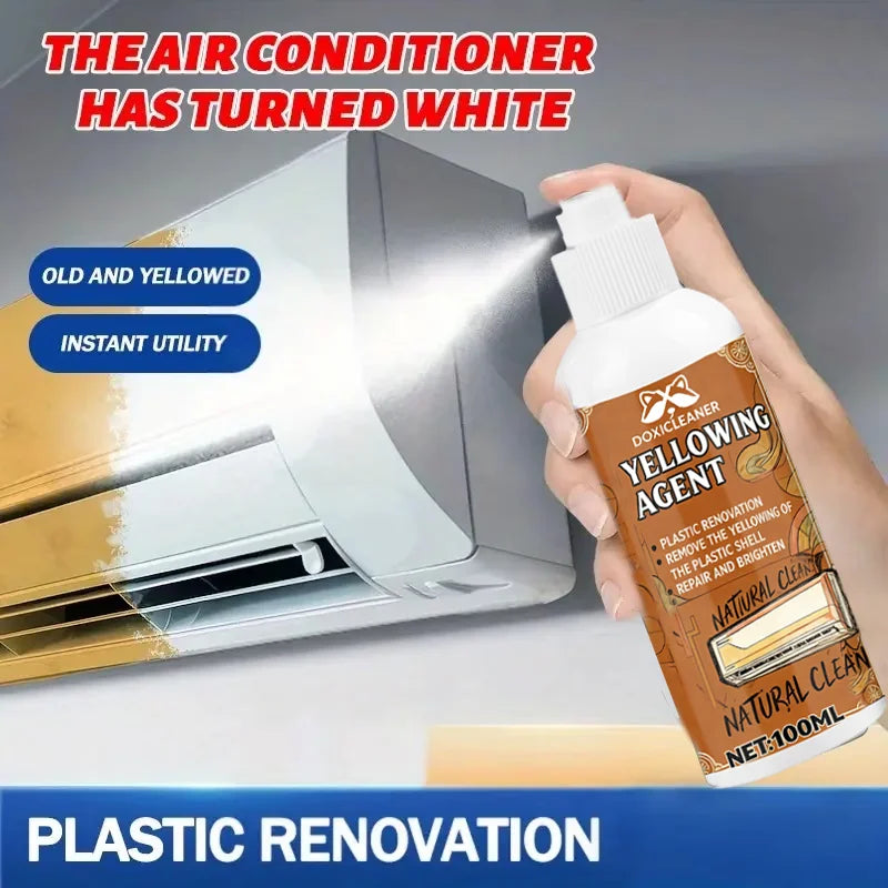Plastic Restoration Spray Quickly Remove Yellowing,Repair Air Conditioning Unit,Car shine plastic restore polish scratch remover Oasis Select