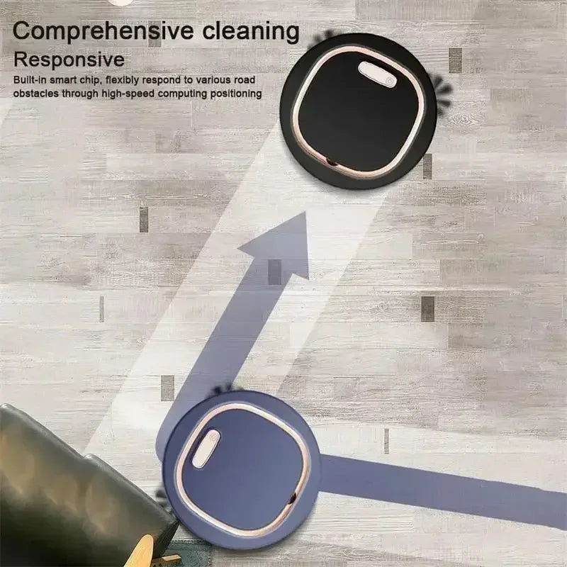 3-in-1 Smart Robot Vacuum – Sweep, Mop & Brush, 60-Min Run