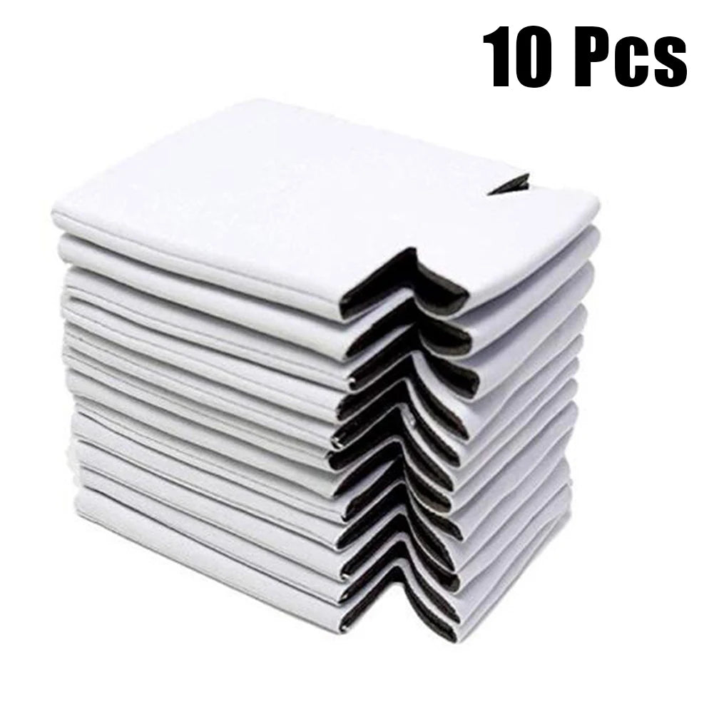 10-Pack Neoprene Can Cooler Sleeves | Collapsible Insulated Holders