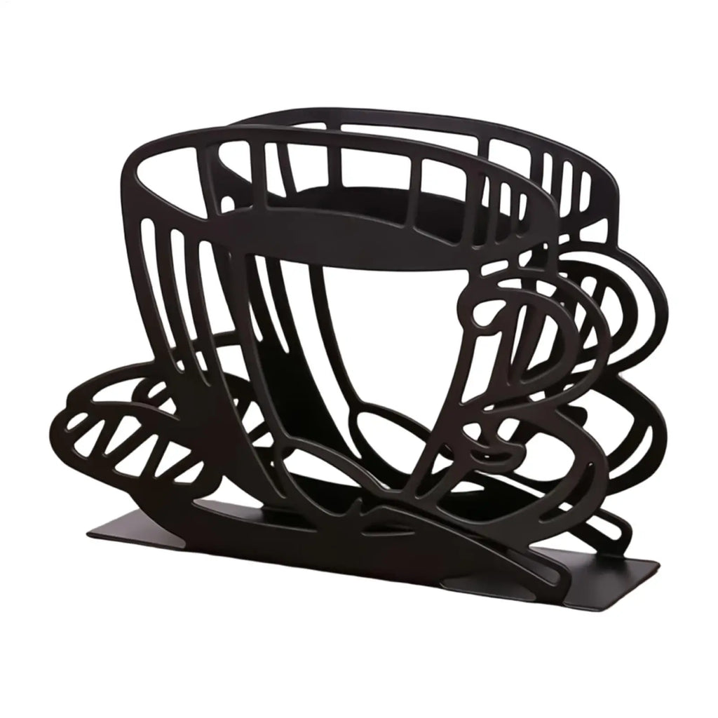 Iron Vertical Napkin Holder Tabletop Tissue Dispenser Stand For Cafe Hotel Restaurant Dining Tabletop Metal Napkin Holder Oasis Select