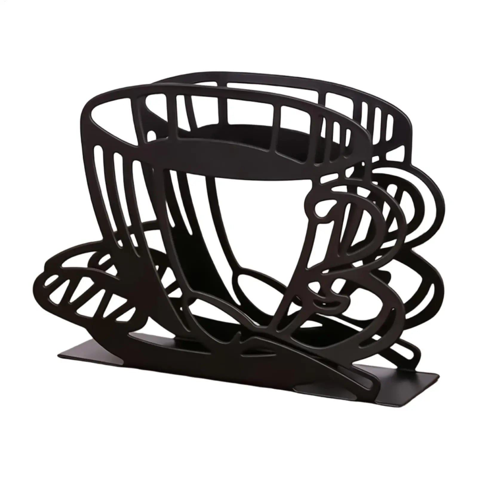Iron Vertical Napkin Holder Tabletop Tissue Dispenser Stand For Cafe Hotel Restaurant Dining Tabletop Metal Napkin Holder Oasis Select