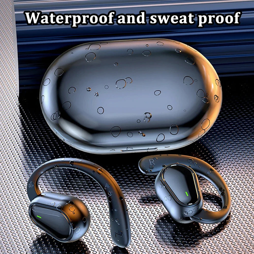 Bluetooth 5.3 Headphones Ear Hook Earphones Wireless Earphones HiFi Stereo Waterproof Headset Noise Reduction Earbuds for Xiaomi Oasis Select