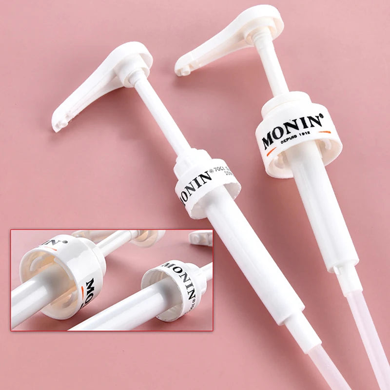 1pcs Coffee Dispenser Syrup Pump Black White Liquid Dispenser For Syrup 10Ml Juice Bottle Dispenser Pump Oasis Select