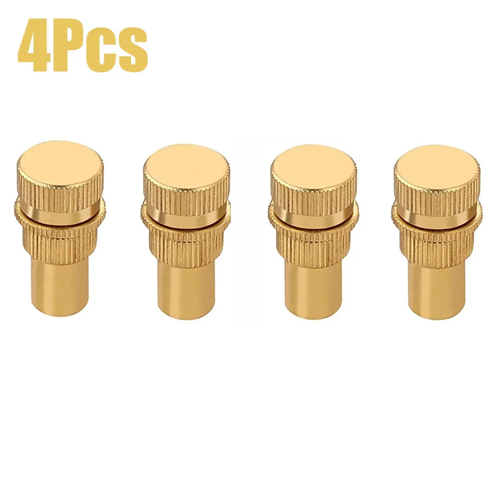 Universal Offroad Tire Deflators Automatic 6-30 PSI Brass Tyre Deflator Tire Pressure Relief Valve For Car Truck Motorcycle Jeep Oasis Select New-4Pcs