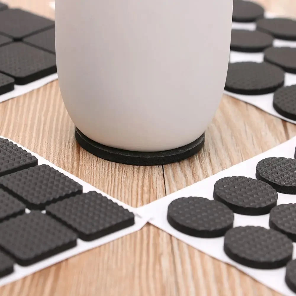 1/2/6/15/24PCS Soft Table Chair Fittings Self-adhesive Floor Protector Furniture Leg Pads Anti-slip Mat Anti Noisy Oasis Select