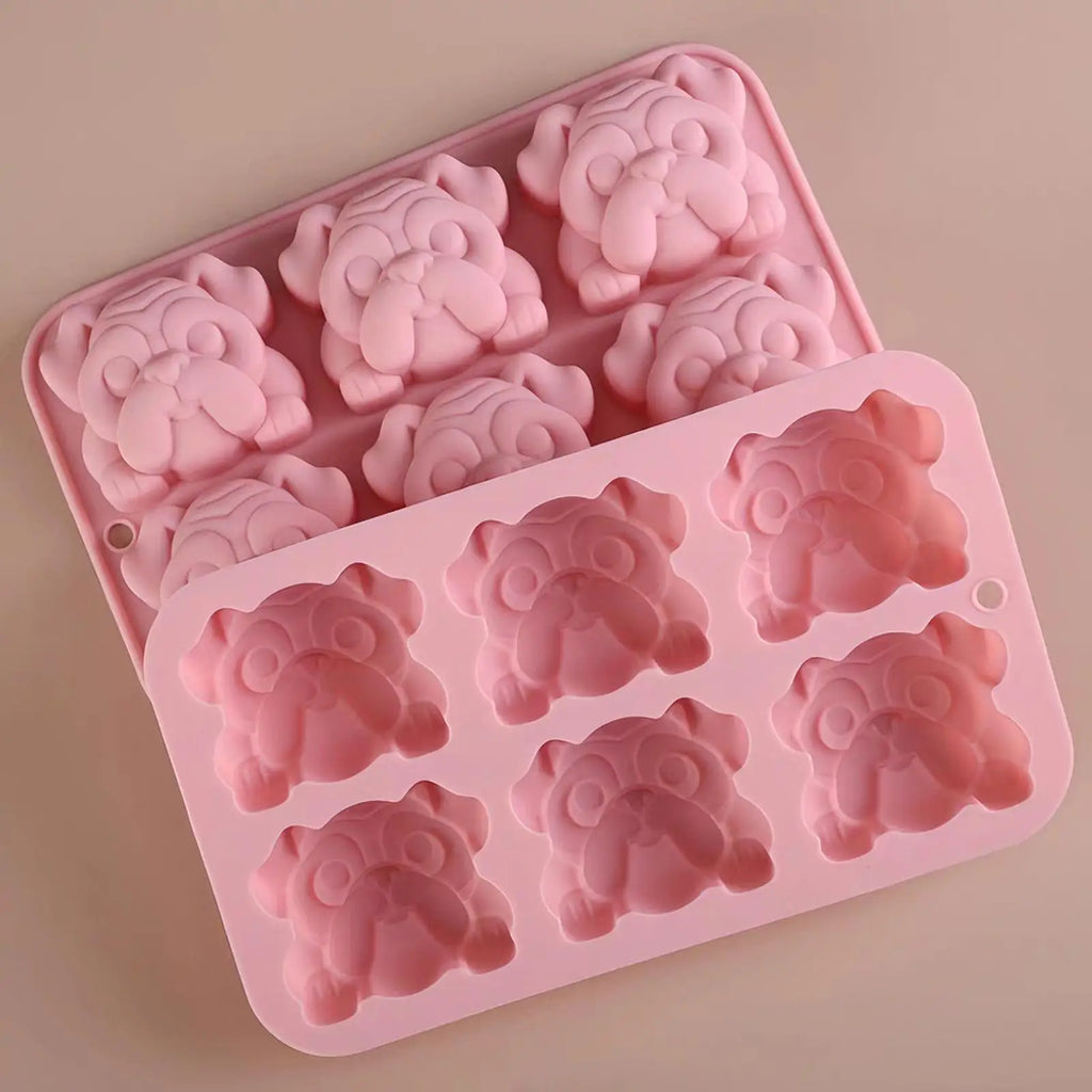 Dog Shaped Silicone Mold – Ice Cubes, Chocolate & Candy Tray
