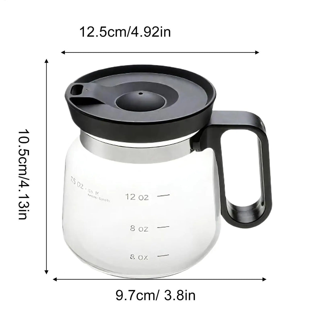 Clear Glass Coffee Mugs 16oz Glass Coffee Cups Travel Mug Pot Drinking Cups with Lid for Hot Cold Beverage Milk Latte Cappuccino Oasis Select