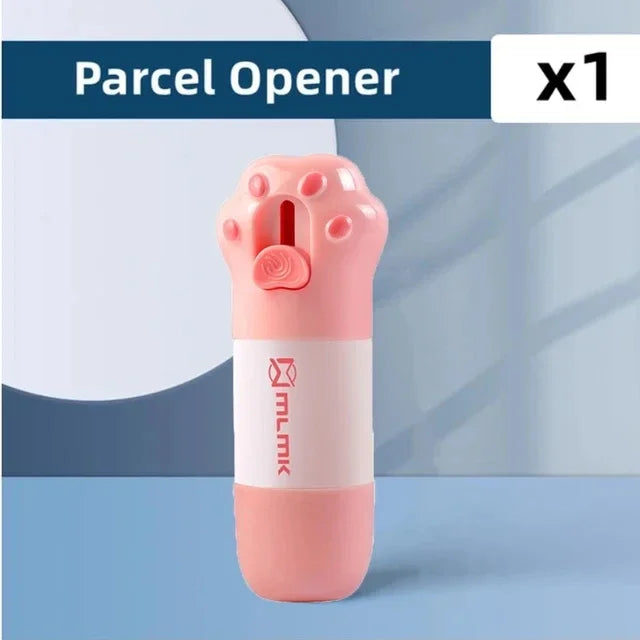 Cat Paw Thermal Paper Correction Fluid with Knife Parcel Box Opener Home Anti Peep Identity Information Privacy Protector Eraser Oasis Select 1 Opener