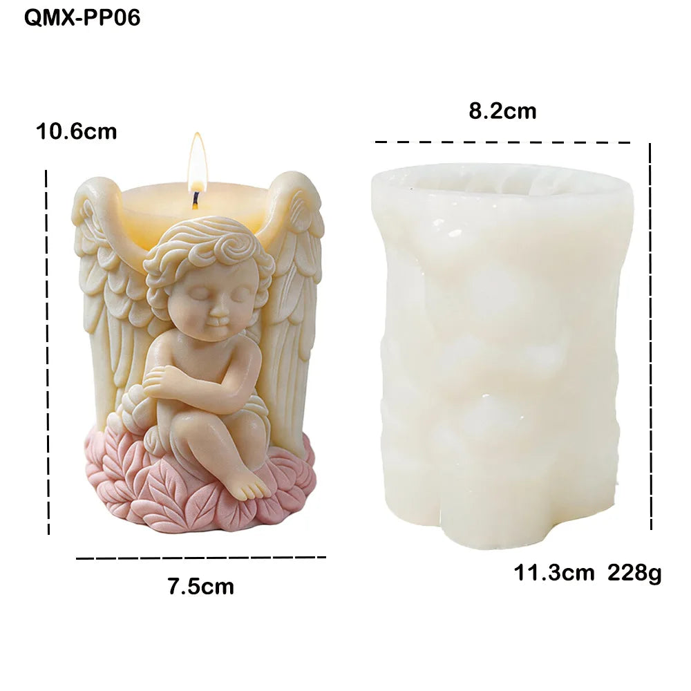 Angel Silicone Candle Mold – DIY Human Figure Mold for Gifts