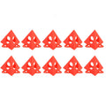 10 PCS Mini Cone-shaped Paint Rack Pyramid Rack Set Used for Canvas and Door Riser Support for Cleaning Paint Operations Oasis Select 10pcs Red