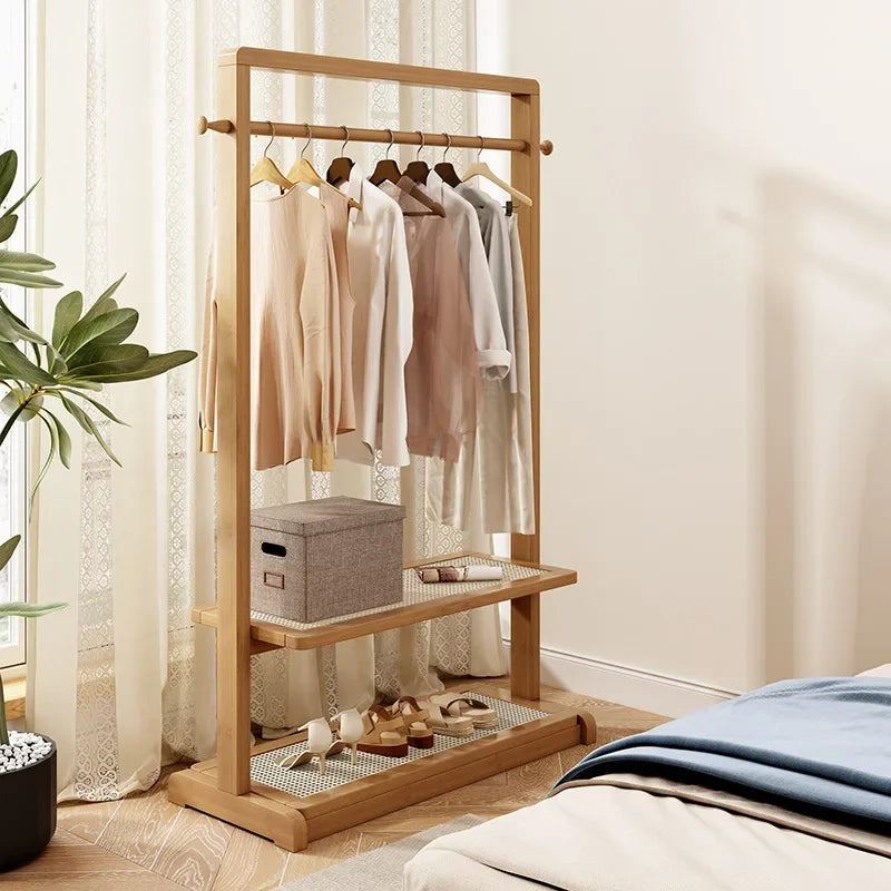 Multi-functional Coat rack Floor-to-ceiling hanger Bedroom home hanger Indoor room clothes drying rack removable Oasis Select