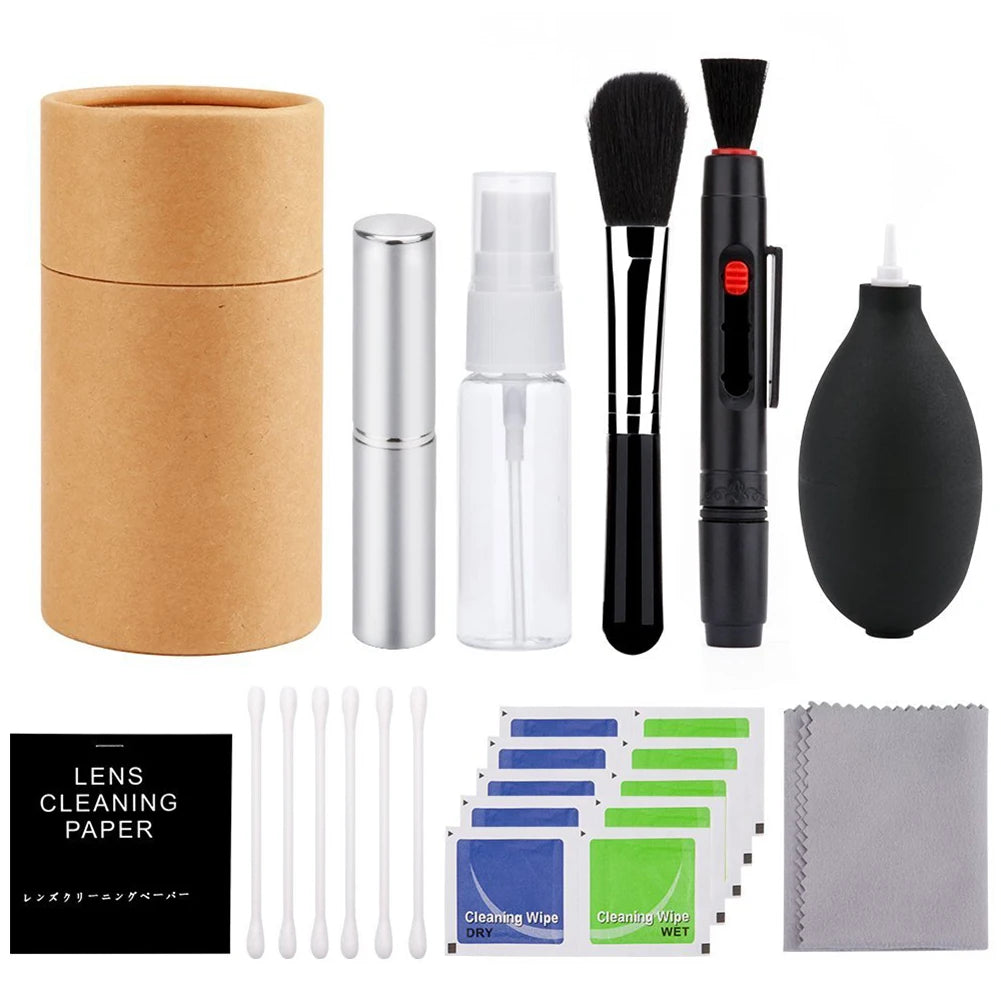 5-29PCS DSLR Lens Camera Cleaner Kit Digital Camera Sensor Cleaning Kit SLR DV Cameras Clean Set for Sony Fujifilm Nikon Canon Oasis Select 19 in 1 set A