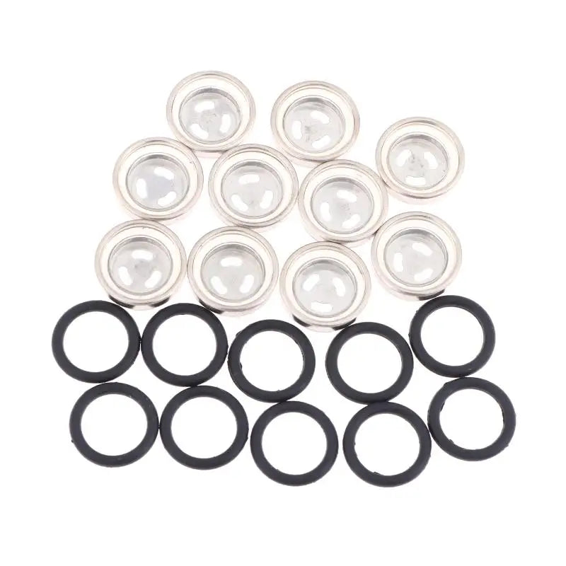 10Pcs Brake Master Cylinder Sight Glass With O Ring Motorcycle Brake Master Cylinder Window For Motorcycle ATV Oasis Select 14.5mm