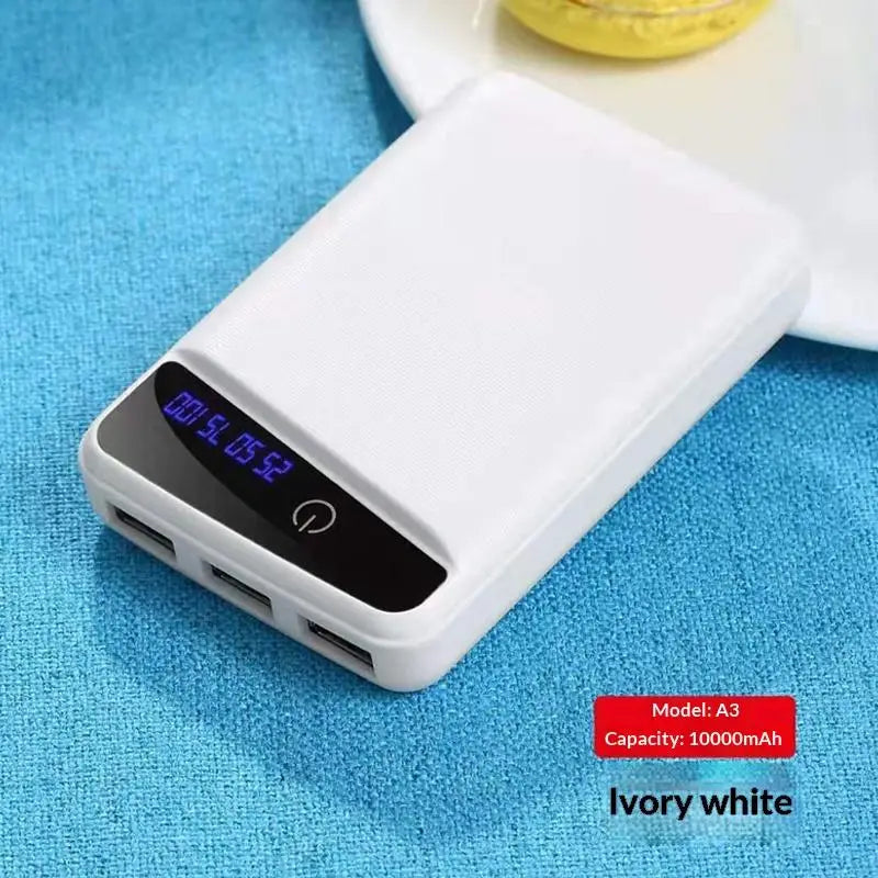 3*18650 Battery Power Bank Case With 3 USB Ports Free Welding DIY Battery Holder Storage Box For Emergency Phone Charging Oasis Select A2