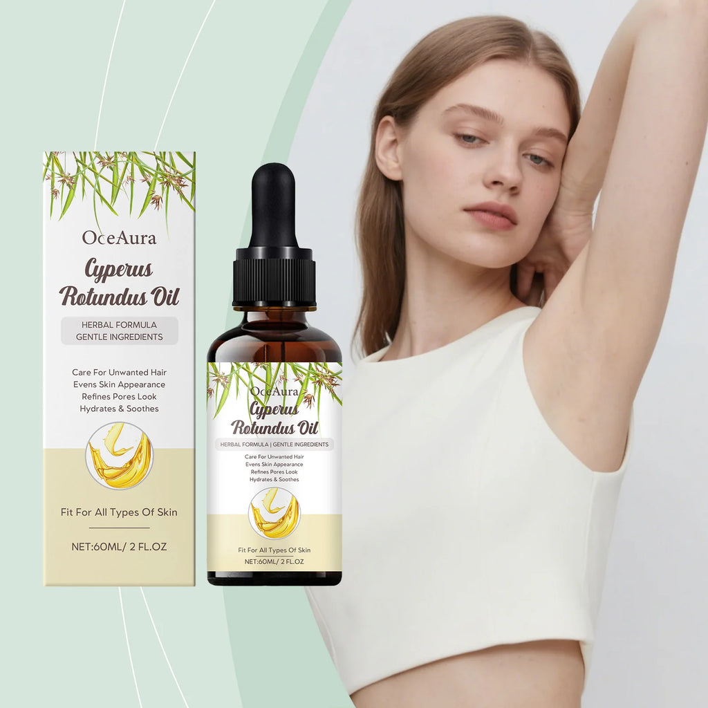 Cyperus Rotundus After Shave Oil Hair Growth Inhibitor Relieve Dry Skin Exfoliation Soothing Nourish Calming Hair Removal Oil Oasis Select