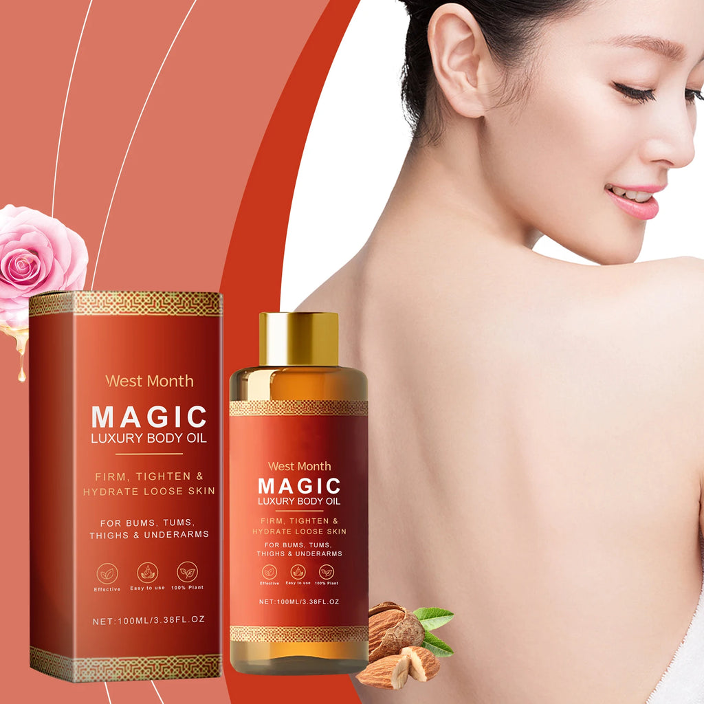 WEST MONTH Firming Body Oil – Tighten, Lift & Moisturize Skin Firming Body Oil Oasis Select