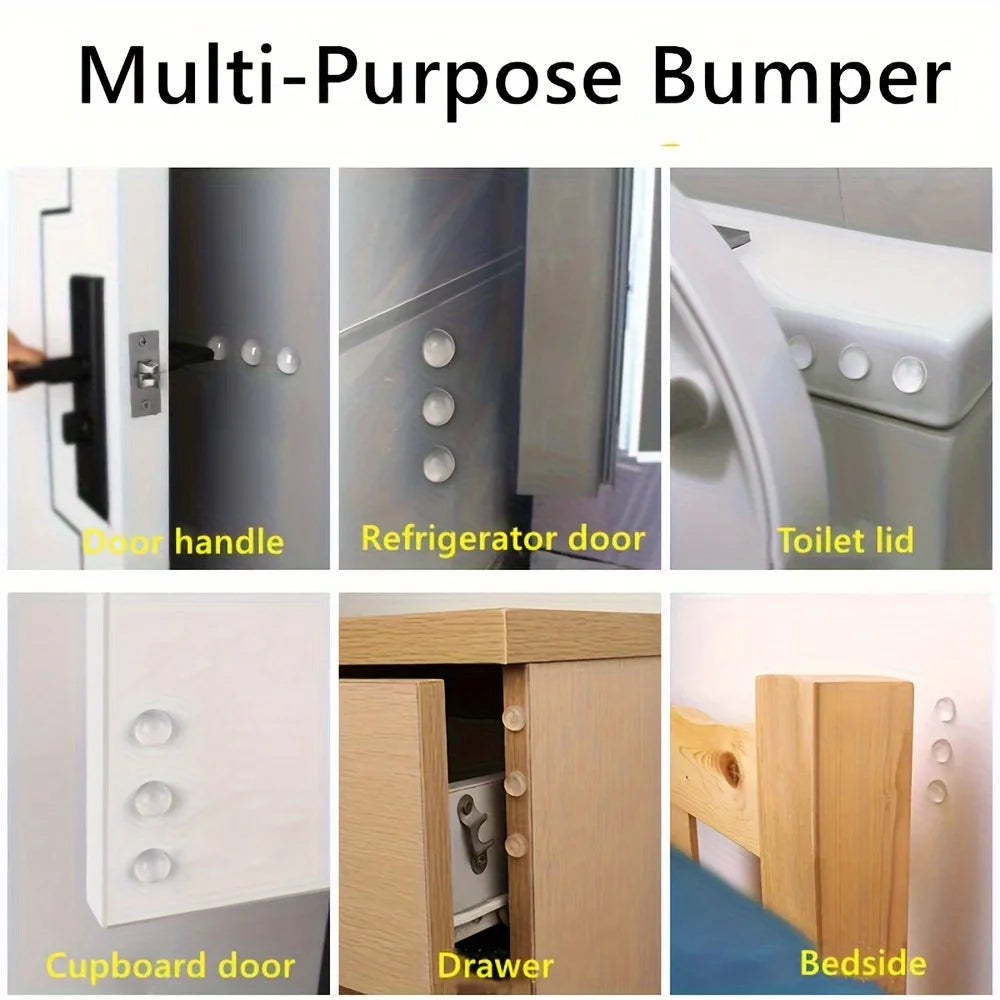 50/100Pcs Soft Silicone Rubber Anti Slip Bumpers Feet Pads Damper Buffer Cabinet Bumpers Silicone Furniture Pads Drawer Door Pad Oasis Select