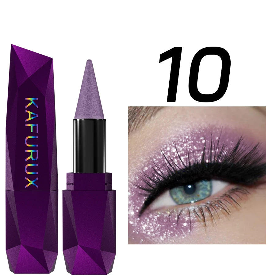 KAFURUX 25-Color Pearlescent Eyeshadow Stick – Waterproof