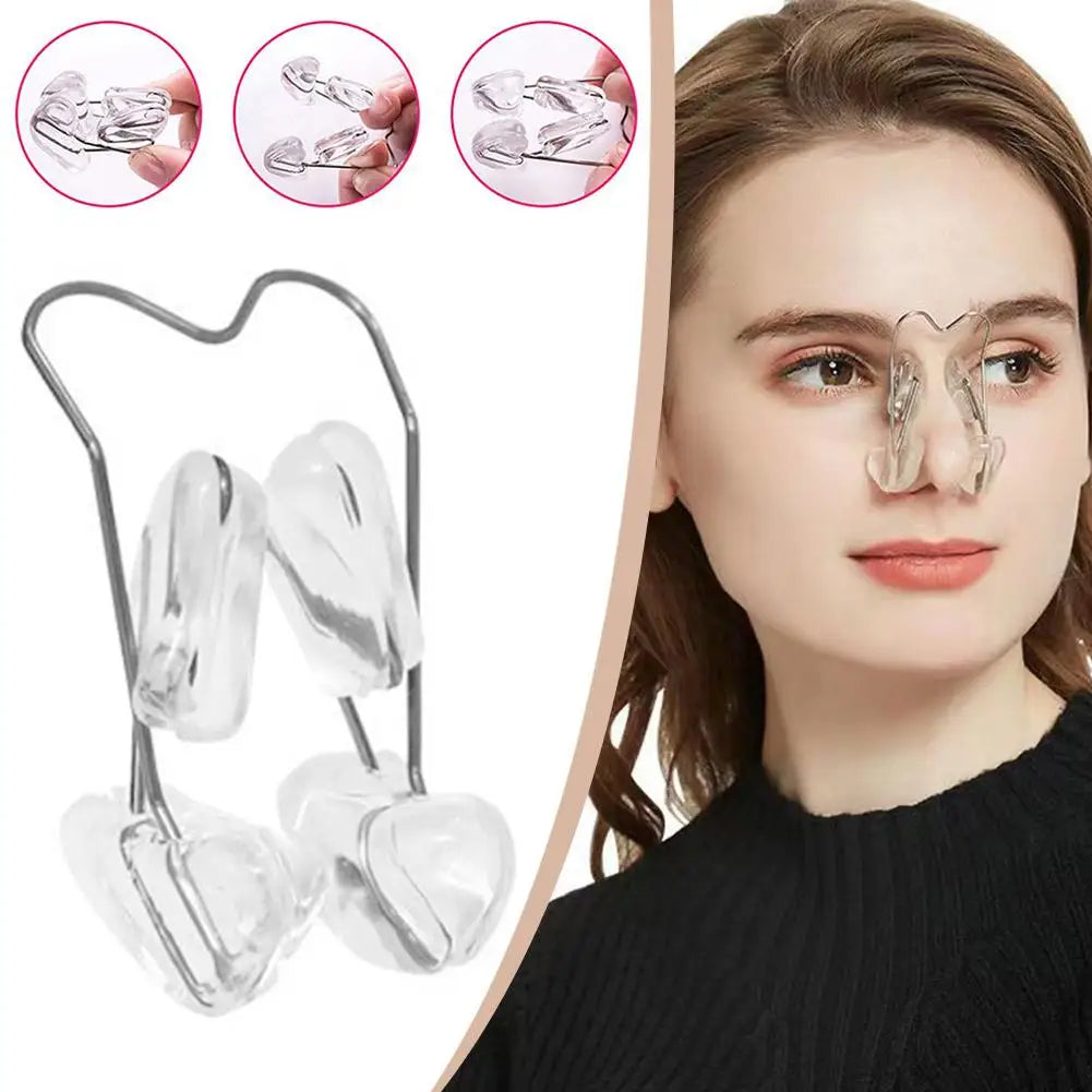 Silicone Nose Clip For Nose Tip Shaping Device Nose Straightener Nasal Bridge Booster Nasal Wing Reduction Corrector Nasal I0V2 Oasis Select