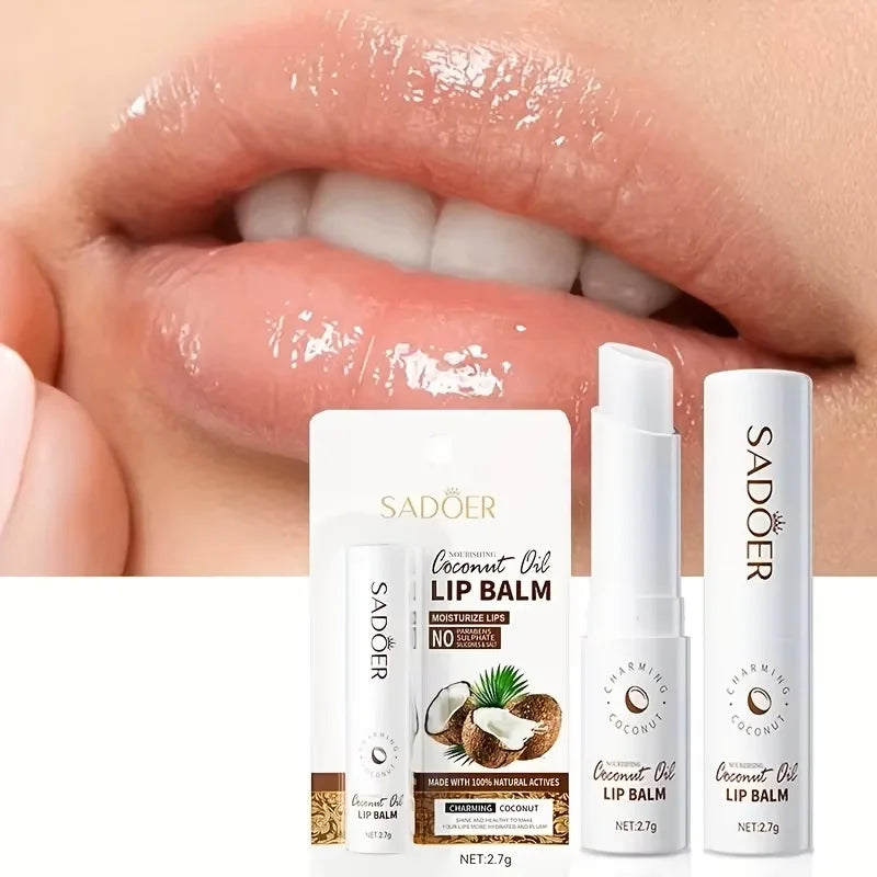 Coconut Lip Balm Lasting Nourishment and Moisture for Men and Women Daily Care Lip Balm Oasis Select