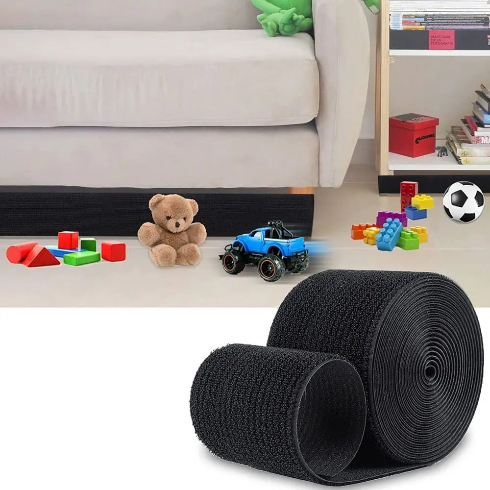 Durable 3/6/10M Sofa Toy Blocker Adhesive Strap Dustproof Under Couch Blocker Adjustable Nylon Sofa Edge Baffle Oasis Select