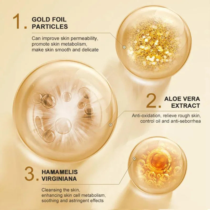 Retinol Snake Venom Peptide Gold Mask for Face Women Clear Pore Tear-Off Smear Mask Faciales Skin Care Products Oasis Select
