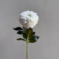 Lifelike artificial dahlia flower with 1 heads long branch silk flower for home wedding decor birthday party bedroom Decoration Oasis Select White