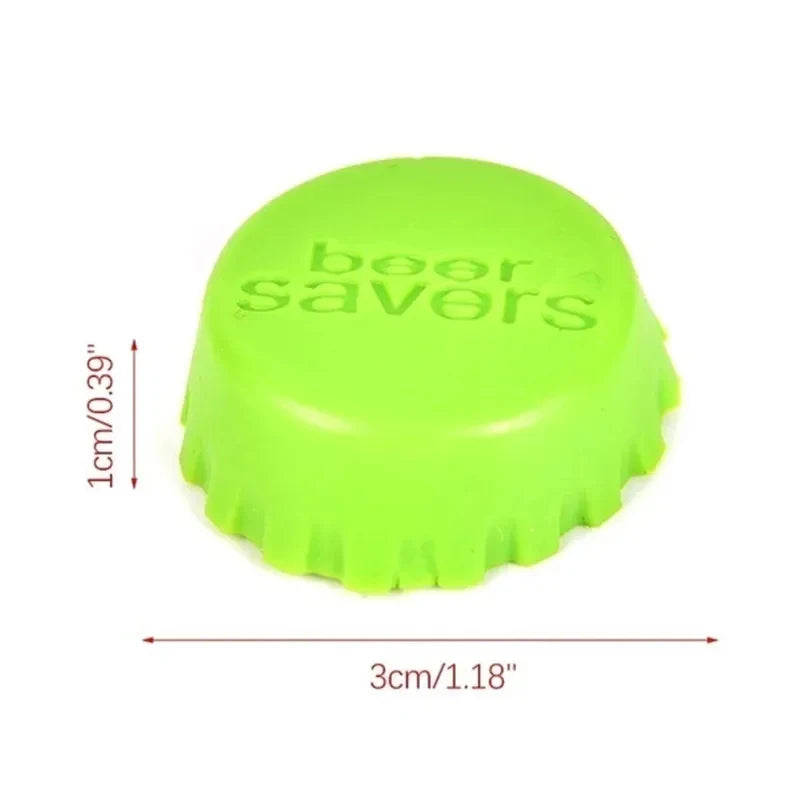 1/42Pcs Creative Silicone Beer Bottle Cap Preservative Cover Bottle Cover Vinegar Soy Corktail Lid Wine Savers Bar Accessories Oasis Select