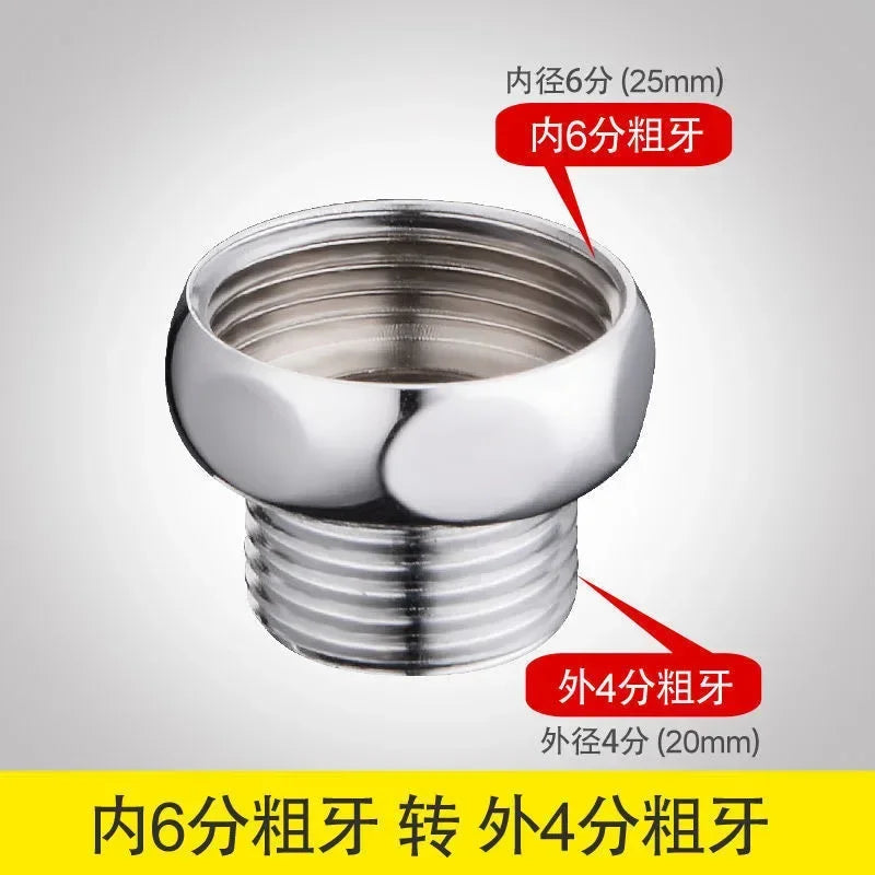 Brass Silver Water Faucet Coupler 1/2 To M16 M18 M20 M22 M24 M28 Thread Connector Fittings For Bubbler Kitchen And Bathroom Oasis Select N6W4