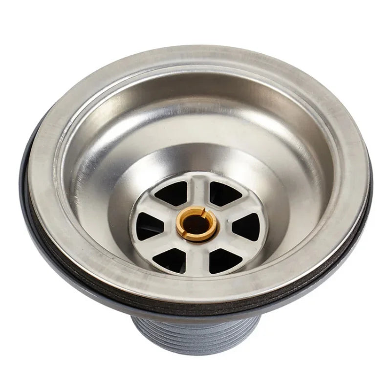 1PCS Stainless Steel Sink Drain Basin Drainer Waste Strainer Plug Waste Basket Sealing Lid for Kitchen Bathroom Accessories Oasis Select