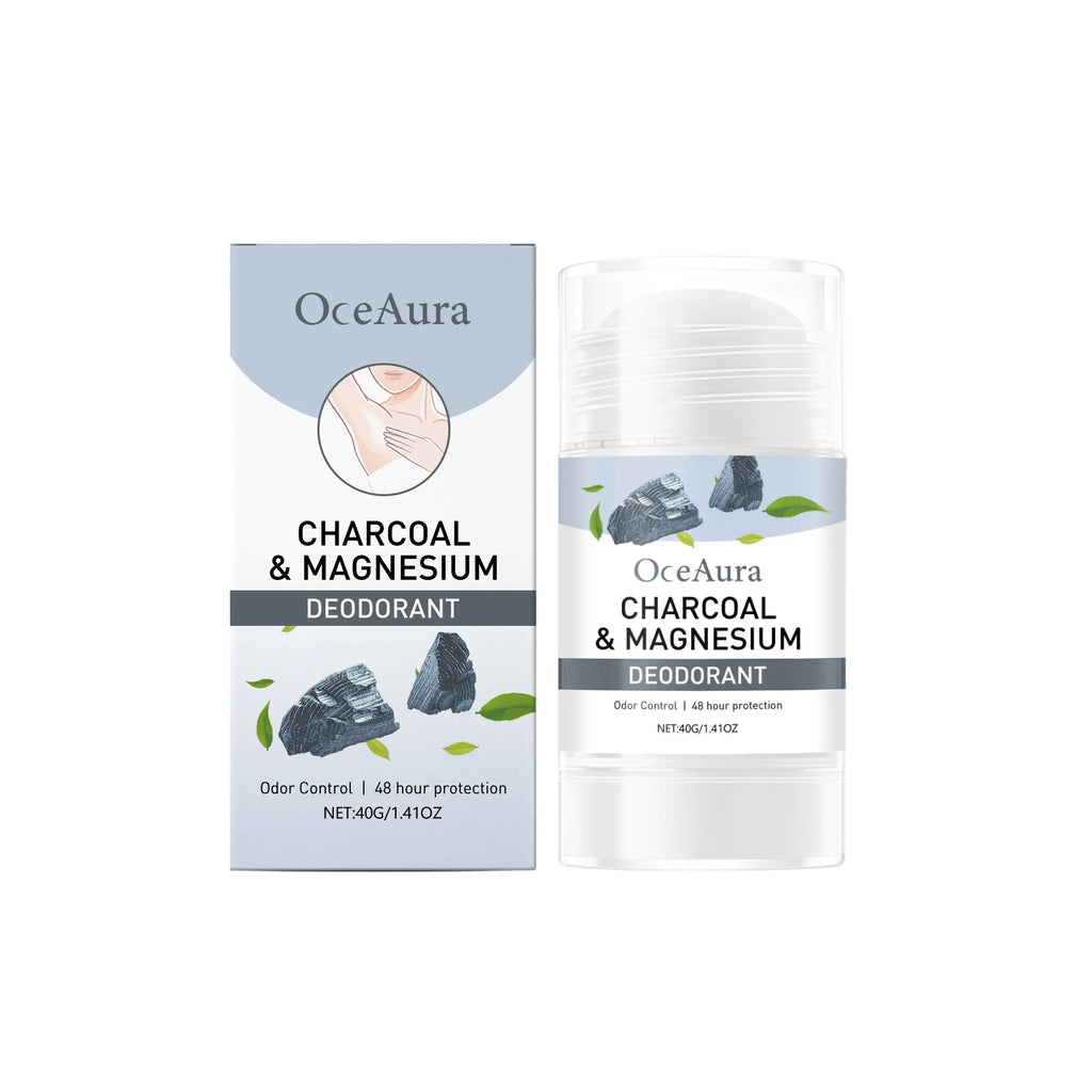 Charcoal Deodorant Stick for Armpit Long Lasting Freshing Sweat Eliminate Bad Smell Anti Odor Remover Smooth Underarm Deodorant Oasis Select 40g boxed