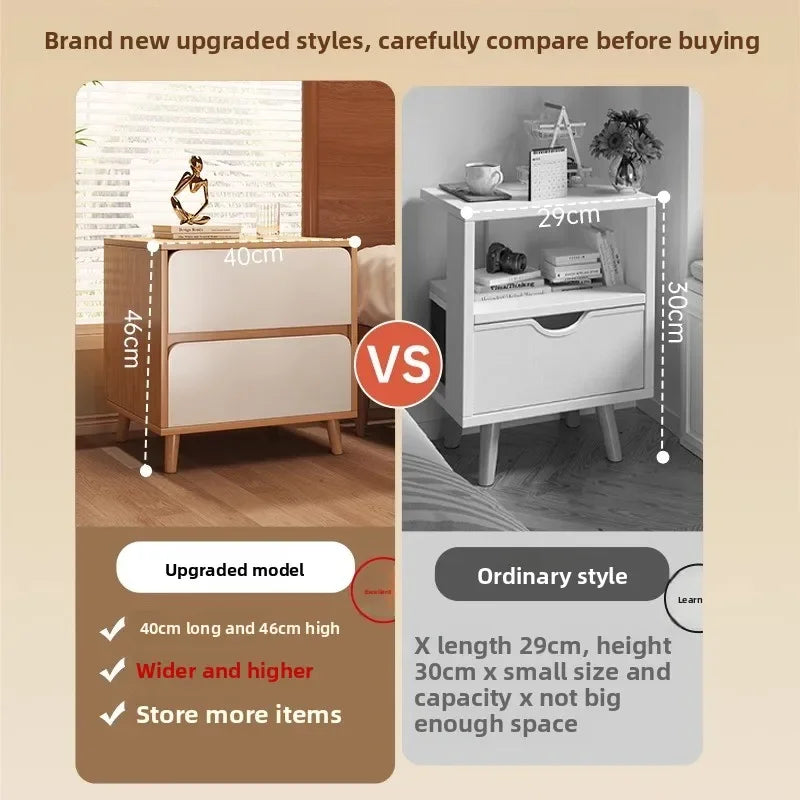 Multi-functional Household Goods Bedside Table Side Cabinet Bedroom Bedside Drawer Storage Cabinet Oasis Select