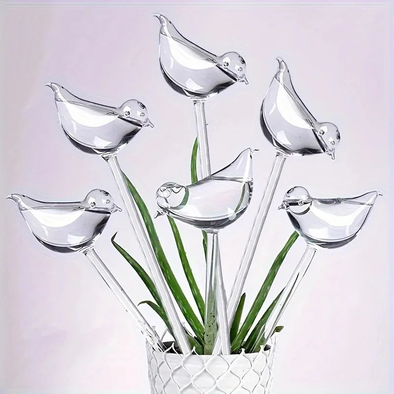 Cute Bird Self Watering Bulb Slow Release Drip Irrigation Tool Automatic Water Seepage Device for Indoor Plant & Garden Use Oasis Select
