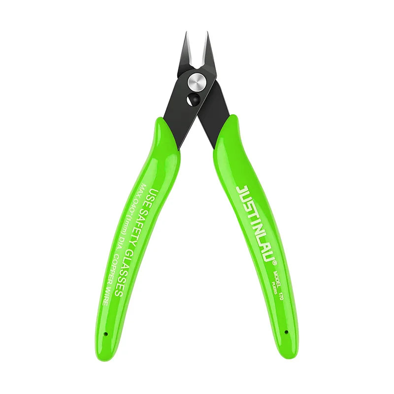 Diagonal Pliers Carbon Steel Pliers Electrical Wire Cable Cutters Cutting Side Snips Flush Pliers Nipper Hand Tools Oasis Select green