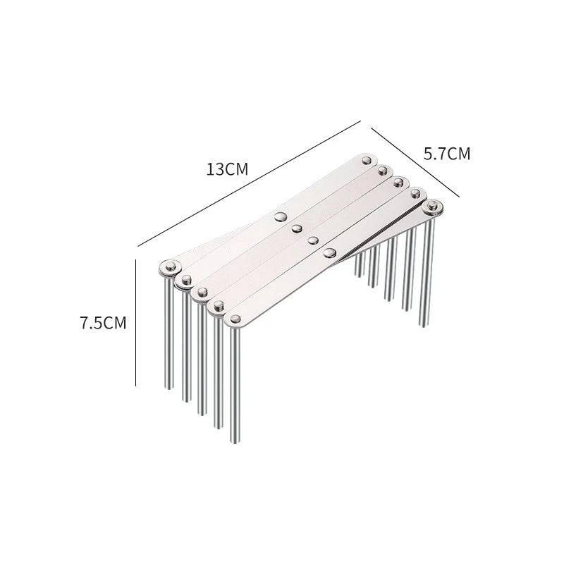 1Pc Foldable Kitchen Dish Drain Rack Dinnerware Storage Organizer Tray Plate Drying Shelf Cups Display Stand Drainer Holder Oasis Select S