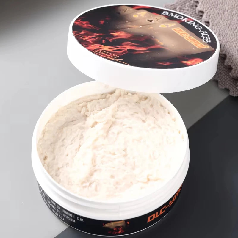2026 New Arrival YAQI Smoking Aces Artisan Shaving Soap for Men 170g Luxury Moisturizing Beard Grooming Essentials Oasis Select