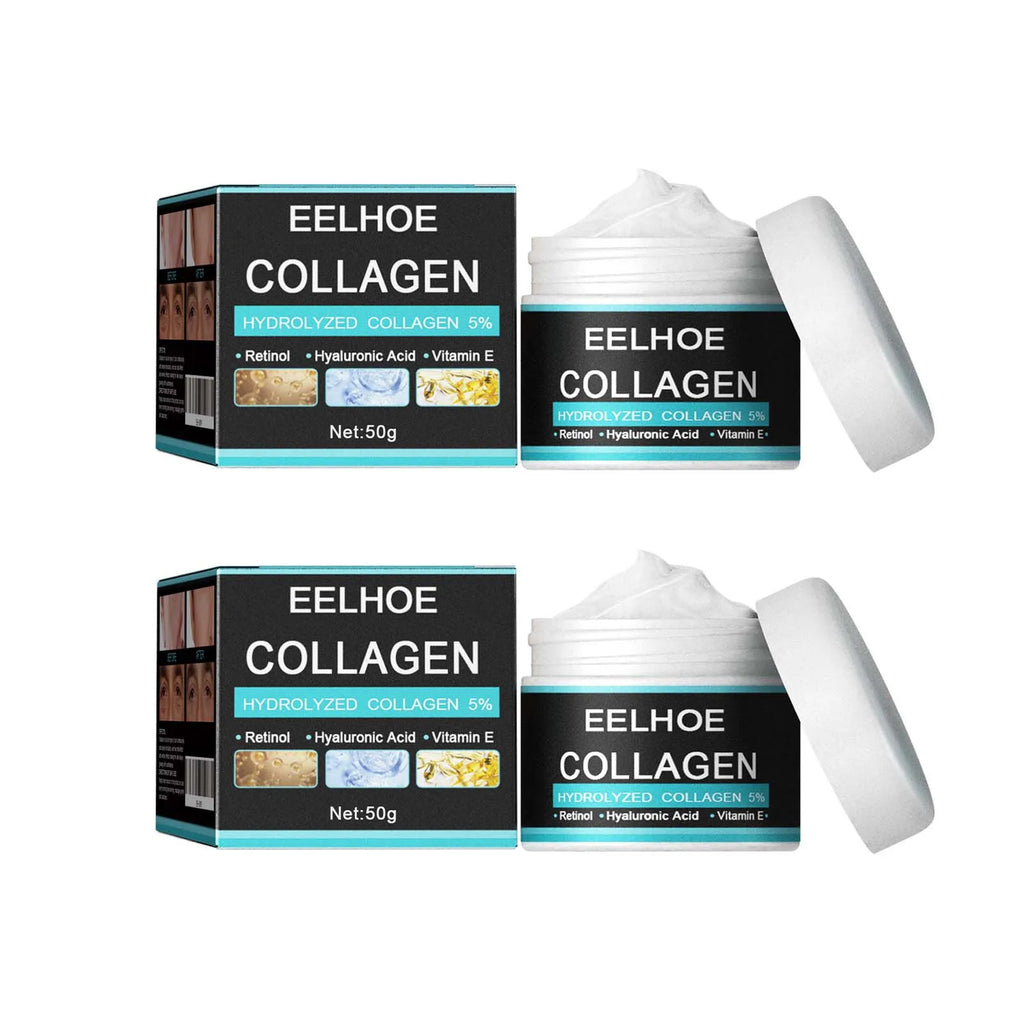 Eelhoe Men's Collagen Anti-Aging Face Cream – Firm & Hydrate Men's Face Cream Oasis Select 2 x 60g Boxed