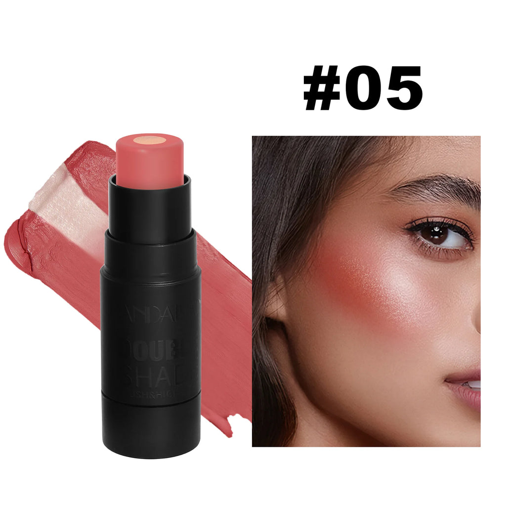 Handaiyan 3-in-1 Blush Highlighter Contour Stick – Cream