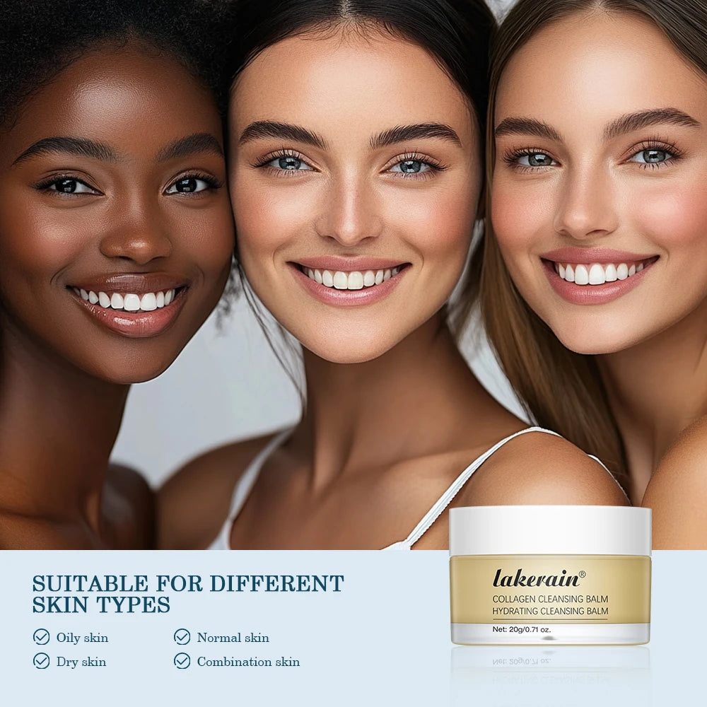 Lakerain Cleansing Balm Deep Cleansing Hydrating Softening And Nourishing Skin Gently Remove Facial Makeup Cleanser Balm Oasis Select