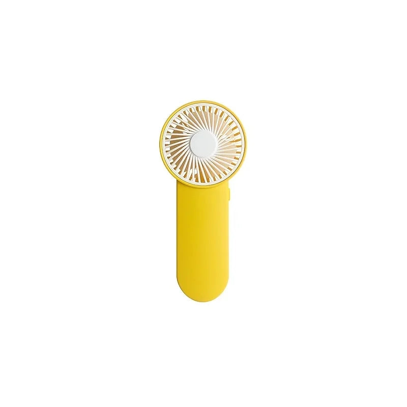 Portable Handheld Mini Fan, Powered By AA Batteries, Adjustable Single Speed, Ideal for Outdoor Use Mini Fan Oasis Select YELLOW