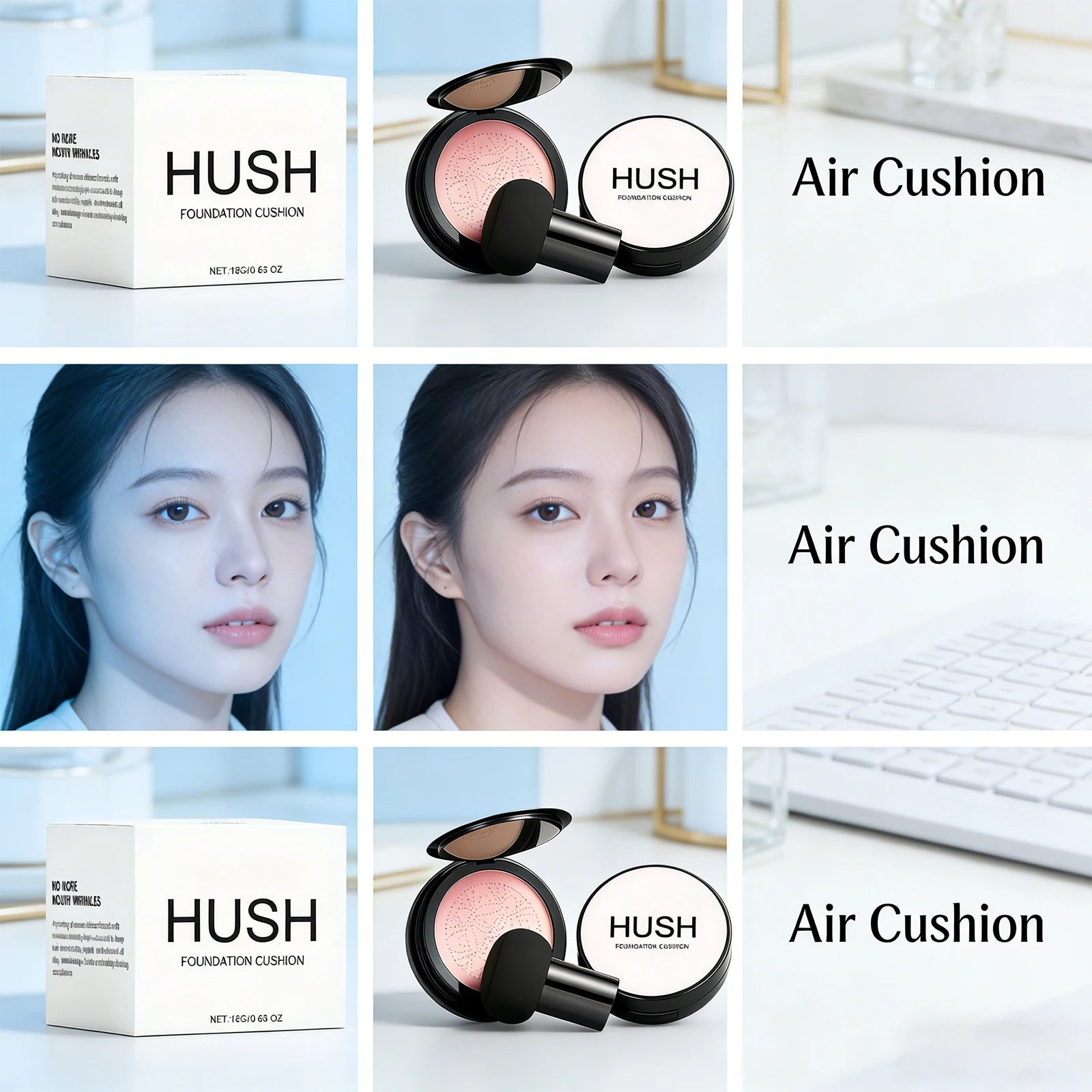 Mushroom Head Air Cushion Foundation – Waterproof & Oil Control