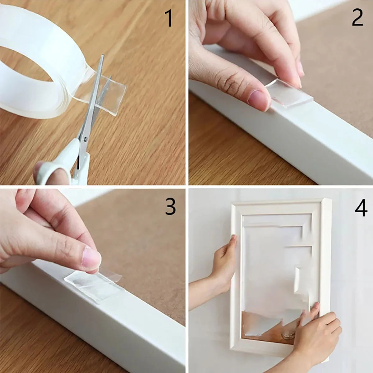 Nano Double-Sided Tape – Clear, Reusable & Waterproof | 1–5m Double-Sided Nano Tape Oasis Select