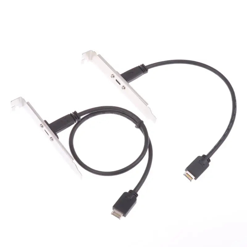 1 Piece Type-E To USB-C Type C Female Connector Extension Wire Cable With Panel Mount Screw 30/50cm USB 3.2 Front Panel Header Oasis Select