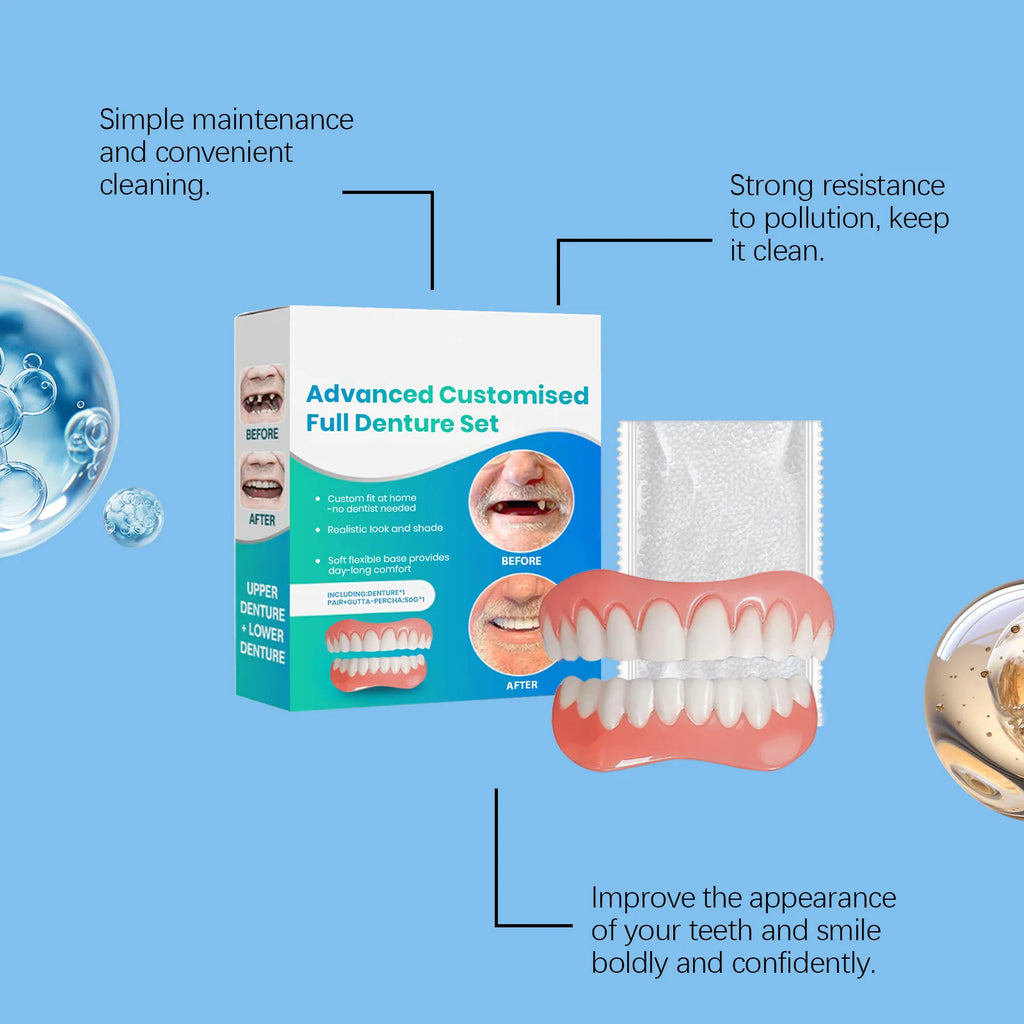 Adjustable Cosmetic Teeth Set – Smile Beauty Dental Cover Kit Cosmetic Teeth Set Oasis Select