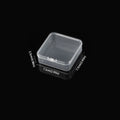 Transparent PP Square Jewelry Storage Box | Dustproof Organizer