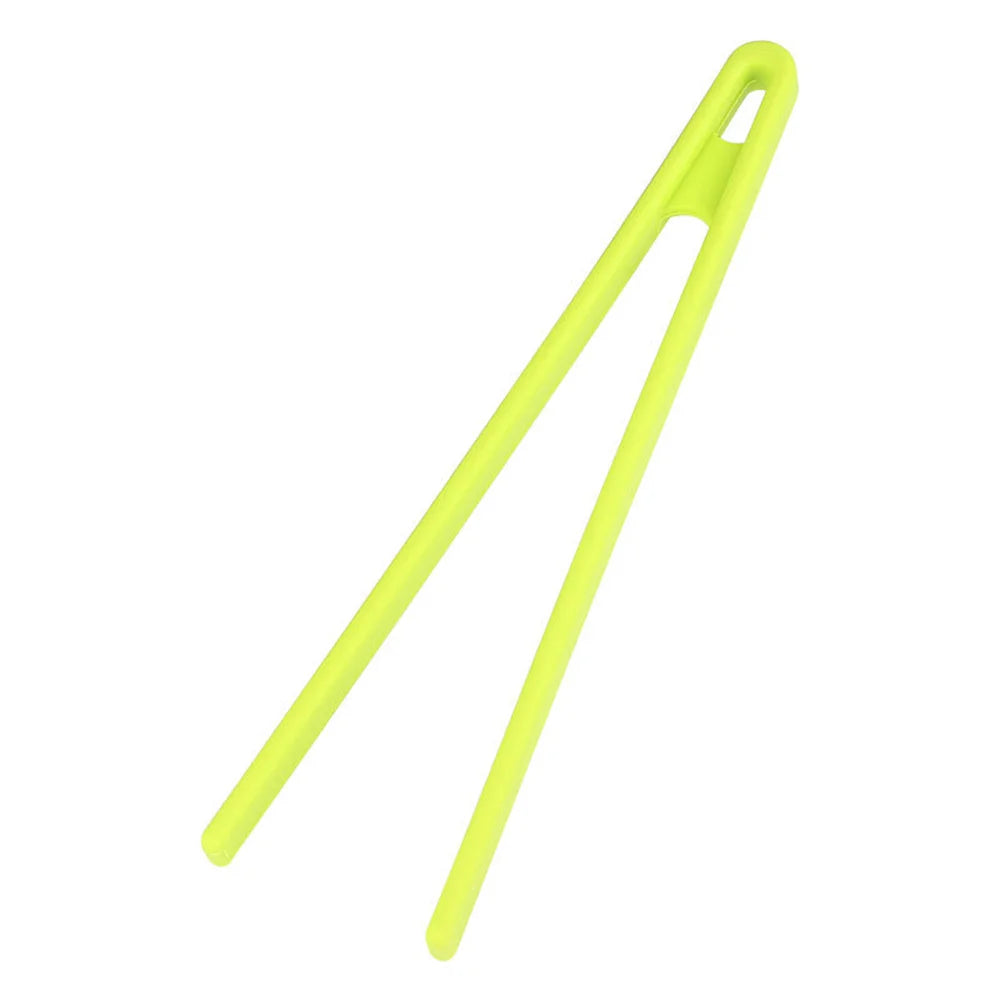 Silicone Bread Clip One-piece Design Anti-hot Anti-slip Multifunctional Food Holder Spaghetti Tongs Kitchen Tools Accessories Oasis Select Grass green