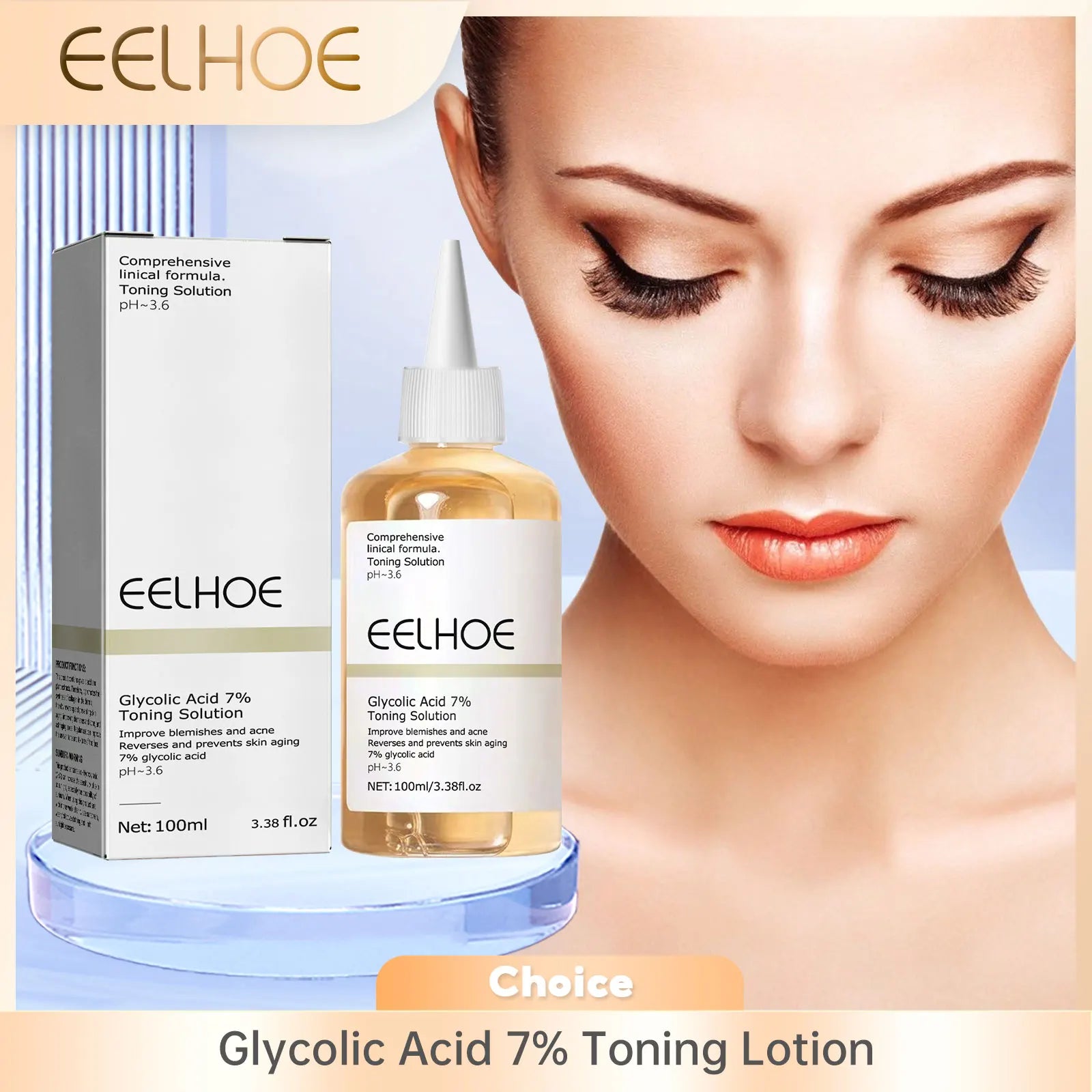 EELHOE Glycolic Acid 7% Toning Lotion – Brighten & Firm Skin Glycolic Acid Toner Oasis Select Default Title