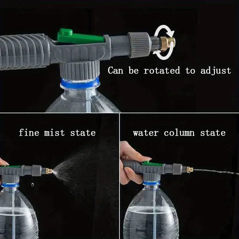 Garden Watering Artifact Beverage Bottle Sprayer Cola Spray Head Universal Reciprocating Pull-out Disinfection Watering Vegetabl Oasis Select
