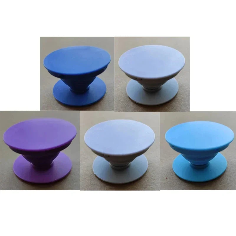 1-5pcs Finger Ring Holder Stand IPhone Samsung Support Telephone Mobilephones Grip Tok Folding Solid Color Pocket Socket Bracket Oasis Select mixed 5pcs 7